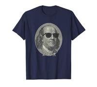 Cool Benjamin Franklin US dollar motif cool president T-Shirt