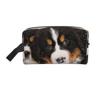 Cool Bernese Mountain DogLarge Capacity Cosmetic Organizer，Travel Makeup Bag for Women