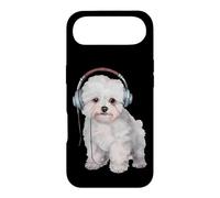 Cool Bichon Frise with Headphones Case for iPhone Air