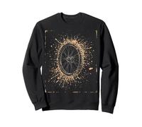 Cool Bicycle Wheel with Splash Art Sweatshirt