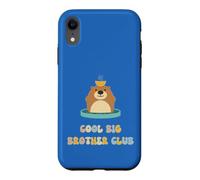 Cool Big Brother Club Cute Bear Orange Bath Relax Case for iPhone XR