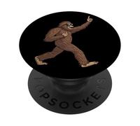 Cool Bigfoot Walking with Attitude and Style PopSockets Adhesive PopGrip