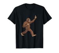 Cool Bigfoot Walking with Attitude and Style T-Shirt