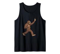 Cool Bigfoot Walking with Attitude and Style Tank Top