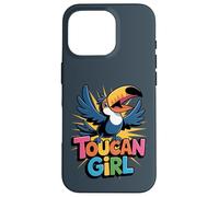 Cool Bird Tropic Graphic Bright Vivid Flora Colorful Toucan Case for iPhone 16 Pro