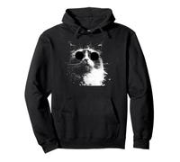 Cool Birman Cat With Sunglasses White Splash Art Cats Pullover Hoodie