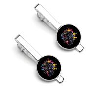 Cool Black Dump Truck Silver Tie Clip Suit Accessories for Men Necktie Bar Set Pin Business Wedding