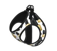 Cool Black Lipstick Lips Print Dog Harness Adjustable Walk Puppy Harnesses Leash Clips Pet Harnesses Training Pet Vest