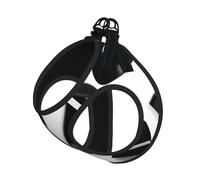 Cool Black Lipstick Lips Print Dog Harness,Pet Leash Vest For Small To Medium Dogs,Perfect For Outdoor Adventures