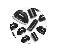 Cool Black Lipstick Lips Print Strong Refrigerator Magnets Decor Fridge Magnets,For Kitchen Whiteboard Office Locker