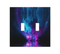 Cool Blue and Purple Durable and Stylish Wall Plate - Full-Surface Print, Pc Material, Heat & Fade Resistant, Easy to Install