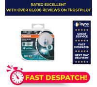 Cool Blue Intense H8 12v 35w X2 fits SKODA OCTAVIA Mk2, Mk3 04 to 20 Osram New