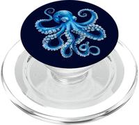 Cool Blue Octopus Sea Ocean Lover,Tentacles Octopus Lover PopSockets PopGrip for MagSafe
