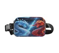 Cool Blue Red Dragon Cute Waist Bag Fanny Pack for Women Men Multipurpose with Adjustable Strap for Shopping Sports Work bolsa para hombre de cintura
