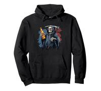 Cool Bottle Grim Reaper Costume for Man and Woman Pullover Hoodie