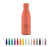Cool Bottles - Stainless Steel Water Bottle - 350 ml - Coral Cake - 23.5 x 7 cm - Airtight Thermal Bottle - Cold Drinks 36 H and Hot 18 H - Triple-Cool Technology - BPA Free