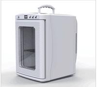 Cool Box Car Refrigerator, 25L liter car refrigerator, portable mini fridge, 12V DC power supply, thermostat, cooler.