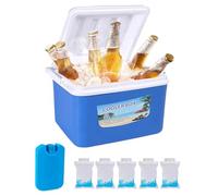 Cool box, leak-proof and long-lasting storage, large picnic cool box - for lunch, food, snacks, drinks, outdoor, travel, picnic, fishing, delivery