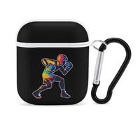 Cool Boxing Boxer Earphone Case Cover Compatible with AirPods 1&2 Shockproof Bluetooth Headset Case White-style