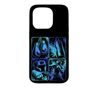 Cool Boxing Gloves Punching Bag Fitness Boxer Case for iPhone 15 Pro