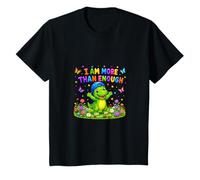 Cool Boys Dinosaur I Am More Than Enough Kids Positive T-Shirt