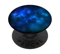 Cool Boys Girls Galaxy Black Blue Nebula Space PopSockets Adhesive PopGrip