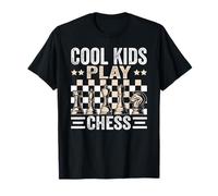 Cool Boys Play Chess Player Chess Board Chess Lovers Kids T-Shirt