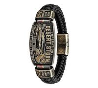 Cool Bracelets For Men - Desert Theme Patriotic Veteran Jewelry Gift