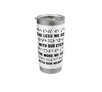 Cool Braille Day Visually Impaired Awareness Teacher Student Stainless Steel Insulated Tumbler