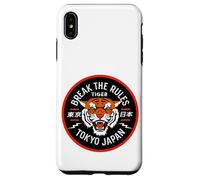 Cool Break The Rules Wild Tiger Tokyo Japan Graphic Design Case for iPhone XS Max