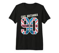 Cool Britannia 90s Vintage British Culture Design Premium T-Shirt