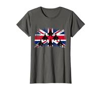 Cool British Aircraft T-Shirt, Women, Asphalt Grey, XX-Large