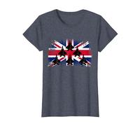 Cool British Aircraft T-Shirt, Women, Heather Blue, Small