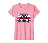 Cool British Aircraft T-Shirt, Women, Pink, Large