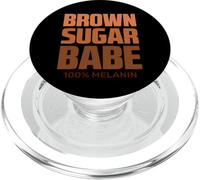 Cool Brown Sugar Babe Black African American History Month PopSockets PopGrip for MagSafe