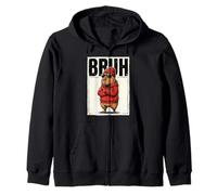 Cool Bruh Capybara Men Women Kids Teens Funny Capybara Zip Hoodie