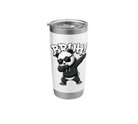 Cool Bruh Dabbing Panda with Sunglasses Dab Dance Stainless Steel Insulated Tumbler