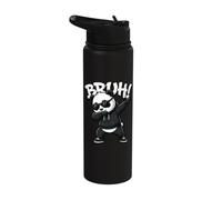 Cool Bruh Dabbing Panda with Sunglasses Dab Dance Stainless Steel Insulated Water Bottle