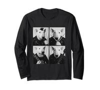 Cool Bull Terriers Dogs Musicians Funny Rock Emo Punk Band Long Sleeve T-Shirt