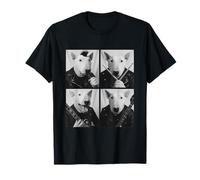 Cool Bull Terriers Dogs Musicians Funny Rock Emo Punk Band T-Shirt