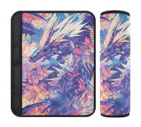 Cool Bunny Oil Painting 2 Pack car seat Shoulder Strap Covers Release Stress to Your Neck and Shoulders for Truck funda para cinturón de carro