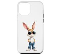 Cool Bunny Vibes Rocking Sunglasses Style Case for iPhone 12 mini