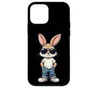 Cool Bunny Vibes Rocking Sunglasses Style Case for iPhone 12 mini