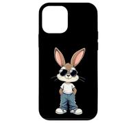 Cool Bunny Vibes Rocking Sunglasses Style Case for iPhone 12 mini
