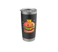 Cool Burger with Crown Costume for King Stainless Steel Insulated Tumbler