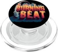 Cool Burning Beat with Headphones for Boys and Girls PopSockets PopGrip for MagSafe