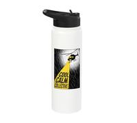 Cool Calm Collective Helicopter Searchlight Rain Storm Stainless Steel Insulated Water Bottle