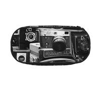 Cool Camera Collection Print Pencil Pouch for Kids Fun Pencil Case Pouch for Girls Large Pen Case with Zipper, Portable Pencil Bag Holder for School Sudent Teacher Stationery