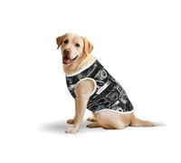 Cool Camera Collectionprint Large Pets Vest Breathable Sleeveless Tank Top Apparel Cozy Lightweight T-Shirt