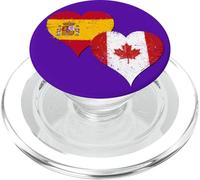 Cool Canada Spain Flag for Proud Spanish Canadian Pride PopSockets PopGrip for MagSafe